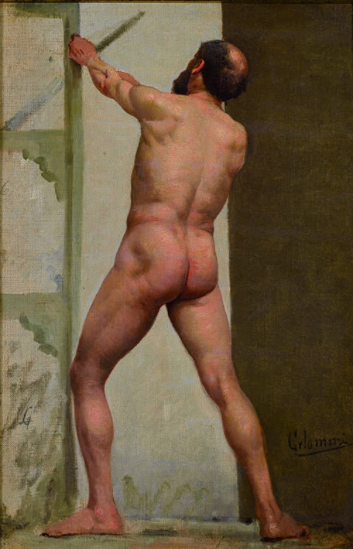 Nudo virile, 1877, Pasquale Celommi