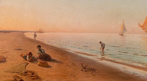 Marina al tramonto, , Pasquale Celommi