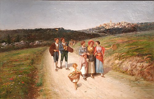 Ritorno dal villaggio, , Pasquale Celommi