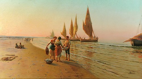 Ritorno dalla pesca, , Pasquale Celommi