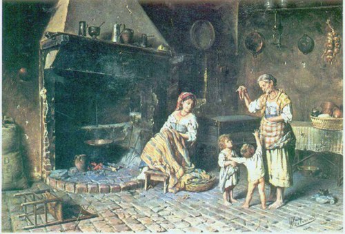 Ritorno dalla fiera, 1888, Pasquale Celommi
