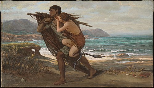 Fisherman and Mermaid, 1888, Elihu Vedder