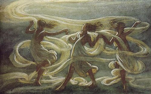 Music, 1910, Elihu Vedder