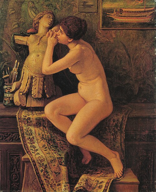 The Venetian Model, 1878, Elihu Vedder