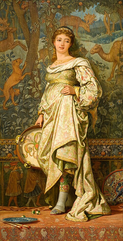 Dancing Girl, 1871, Elihu Vedder