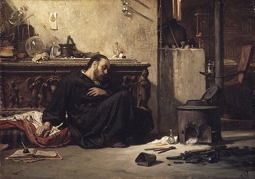 The Dead Alchemist, 1868, Elihu Vedder