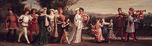 Wedding Procession, 1872, Elihu Vedder