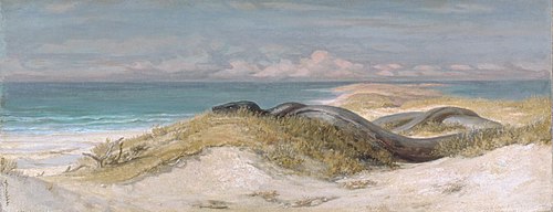 Lair of the Sea Serpent, 1899, Elihu Vedder