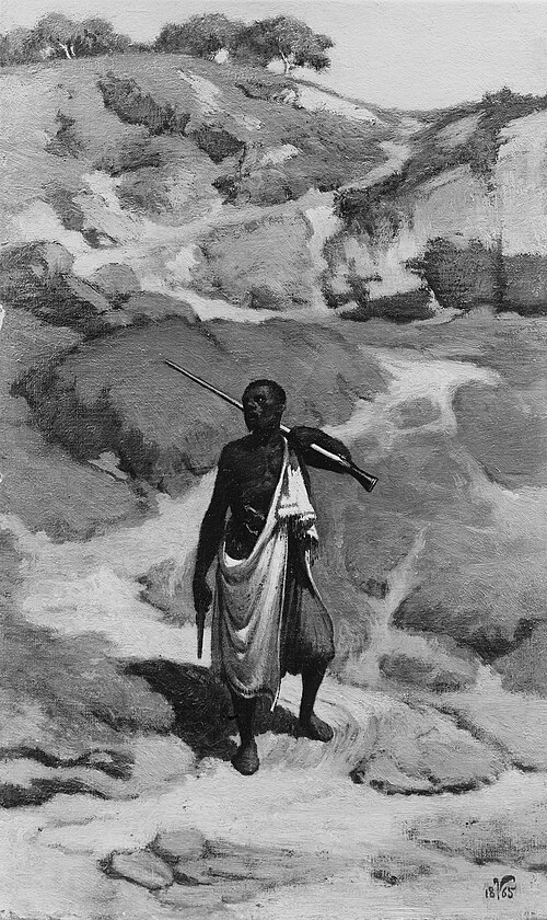 The African Sentinel, 1865, Elihu Vedder