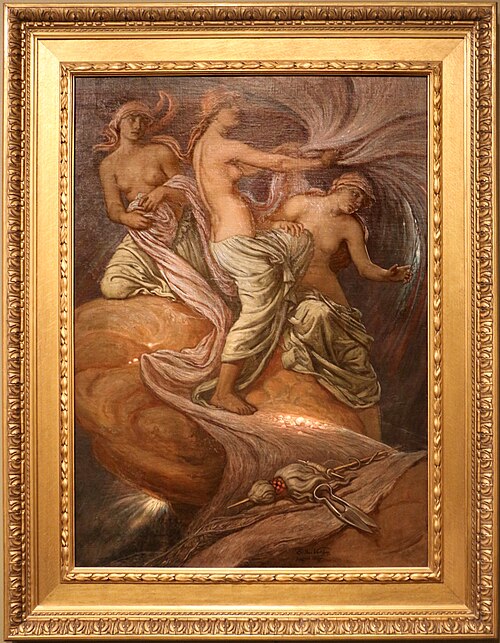 The Fates Gathering in the Stars, 1887, Elihu Vedder