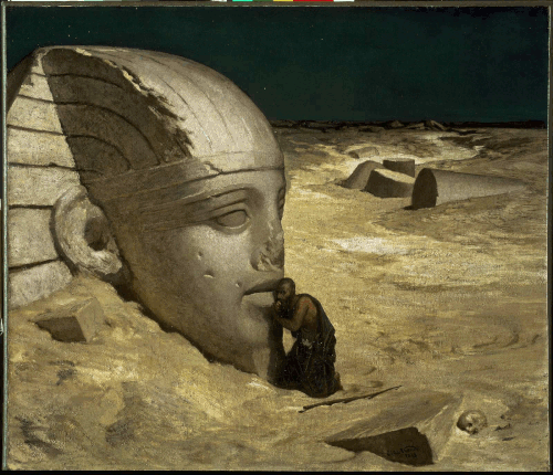 The Questioner of the Sphinx, 1863, Elihu Vedder