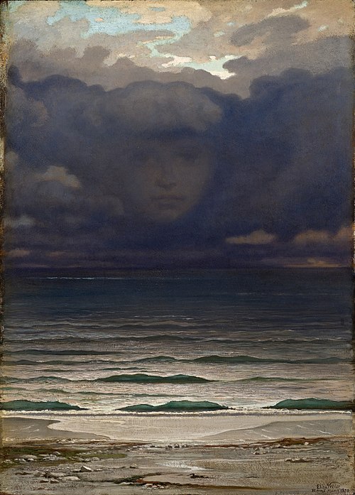 Memory, 1870, Elihu Vedder