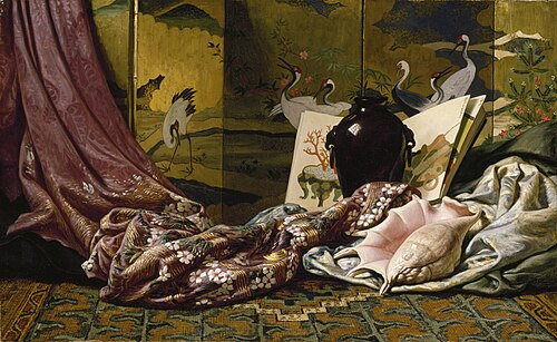 Japanese Still Life, 1879, Elihu Vedder