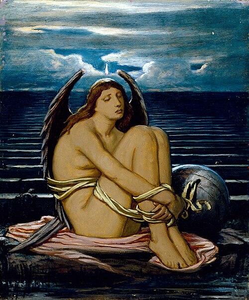 Soul in Bondage, , Elihu Vedder
