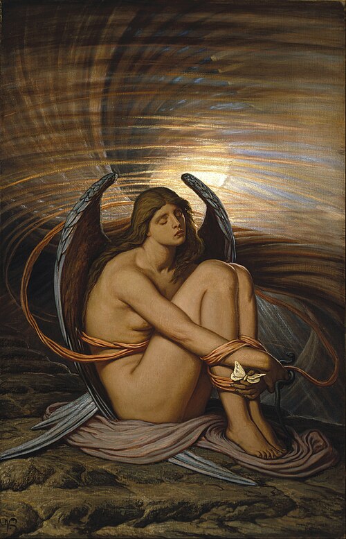 Soul in Bondage, 1891, Elihu Vedder