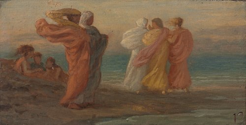 The Music Party, 1875, Elihu Vedder