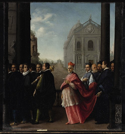 A Cardinal's Procession, 1621, Ottavio Leoni