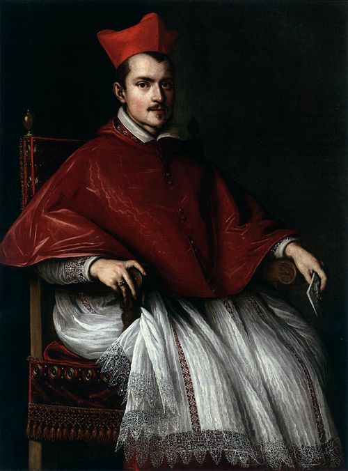 Portrait of Cardinal Ludovico Ludovisi, 1621, Ottavio Leoni