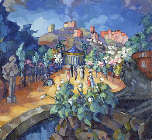 Italian Landscape. Rome, , Konrad Mägi