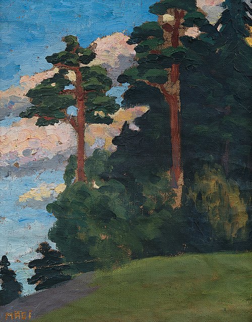 Motif from the Aland islands, 1906, Konrad Mägi