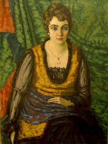 Porträt der Alvine Käpp, 1919, Konrad Mägi