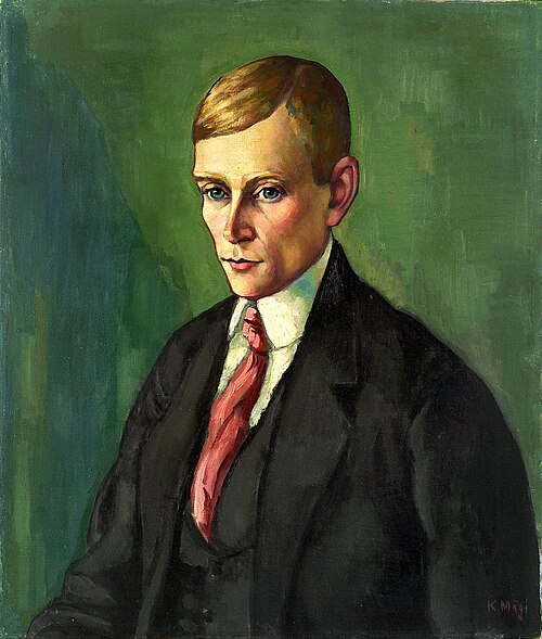 Portrait d'un homme, 1917, Konrad Mägi