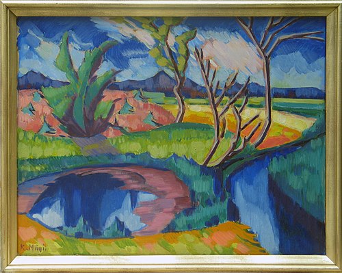 Maastik, 1920, Konrad Mägi