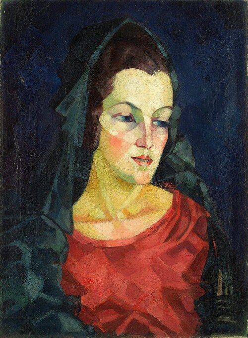 Naise portree (Ludmilla Allik), 1923, Konrad Mägi