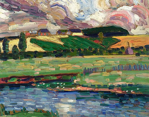 Maastikuetüüd, 1916, Konrad Mägi