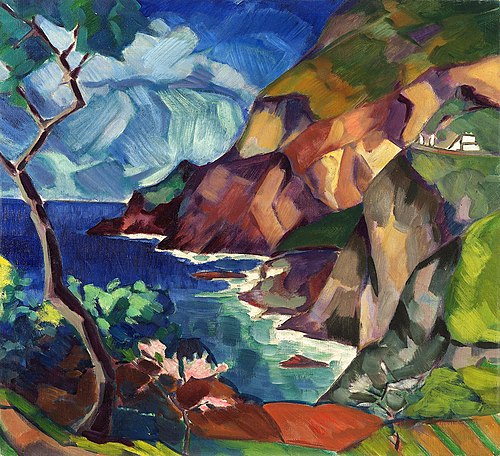 Capri maastik, 1922, Konrad Mägi