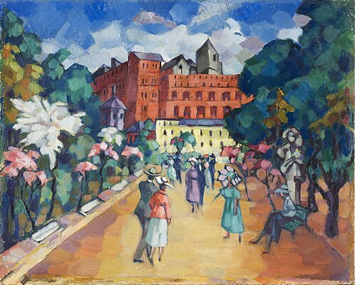 Rooma motiiv, 1921, Konrad Mägi