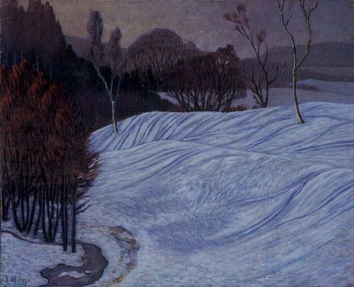 Norwegian Landscape (Winter Landscape), 1909, Konrad Mägi