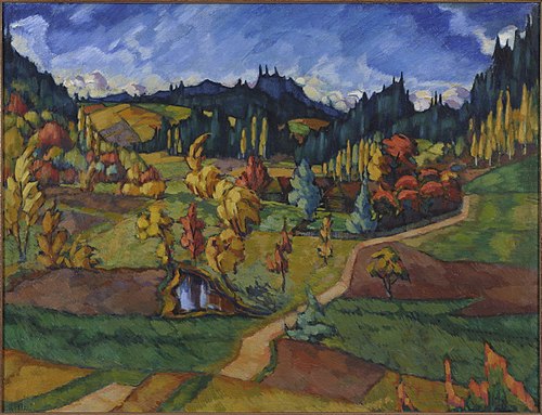 Lõuna-Eesti maastik, 1915, Konrad Mägi