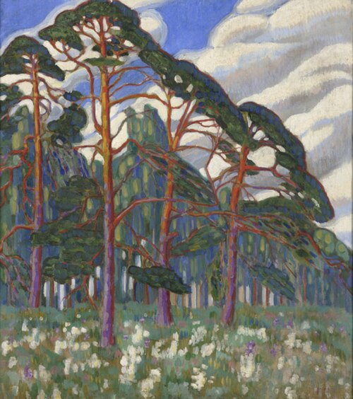 Metsamotiiv, 1913, Konrad Mägi