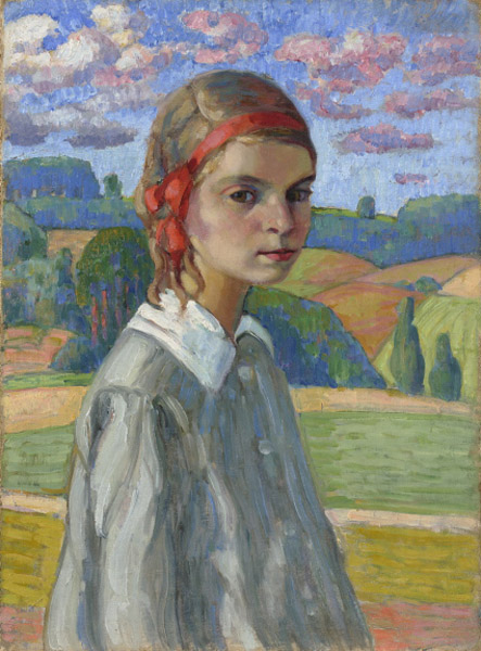 Elsi Lõo portree, 1915, Konrad Mägi