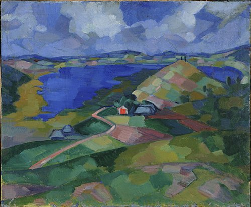 Saadjärve maastik II, 1923, Konrad Mägi