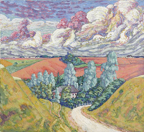 Teel Viljandist Tartusse, 1915, Konrad Mägi
