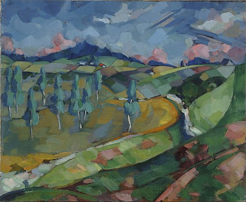 Saadjärve maastik I, 1923, Konrad Mägi