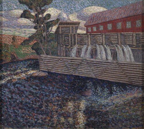 Norra motiiv vesiveskiga (Norra motiiv), , Konrad Mägi