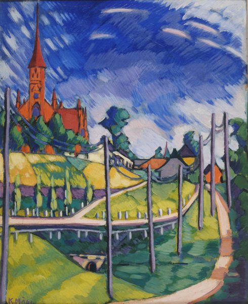 Viljandi motiiv, 1915, Konrad Mägi
