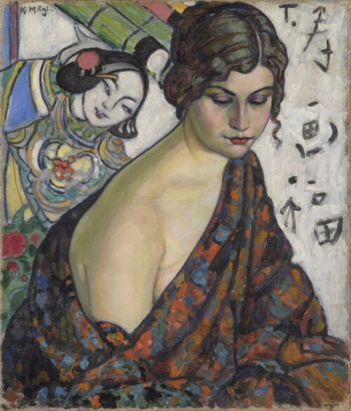 Naise portree, 1916, Konrad Mägi