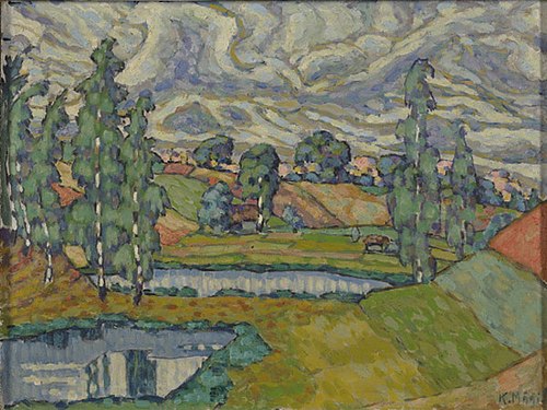 Kasaritsa landscape, 1915, Konrad Mägi