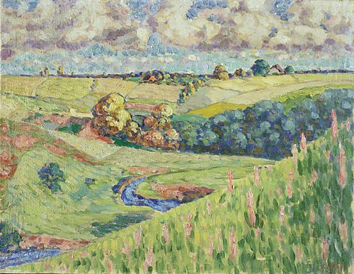 Viljandi maastik (Kasaritsa maastik), 1915, Konrad Mägi