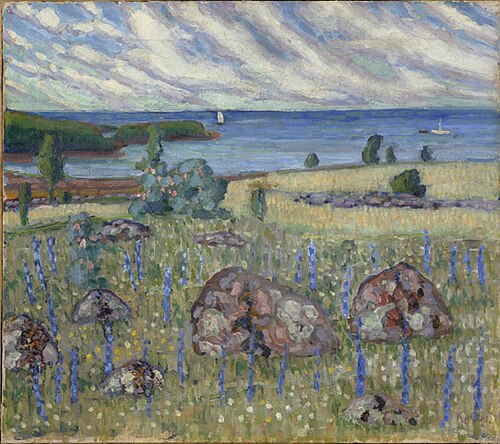 Maastik, 1913, Konrad Mägi