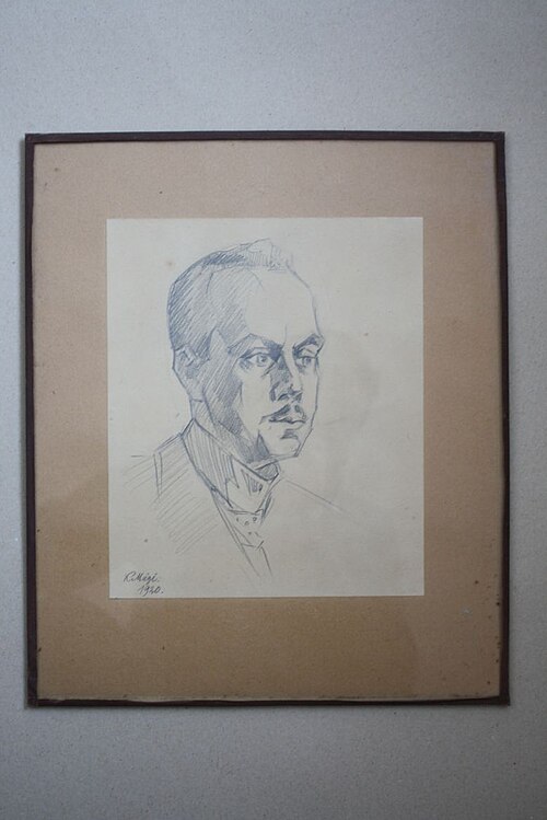 Autoportree, , Konrad Mägi