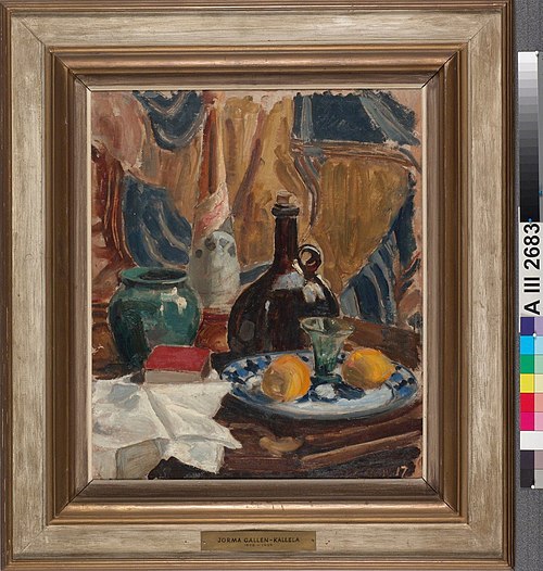 Still Life, 1917, Jorma Gallen-Kallela