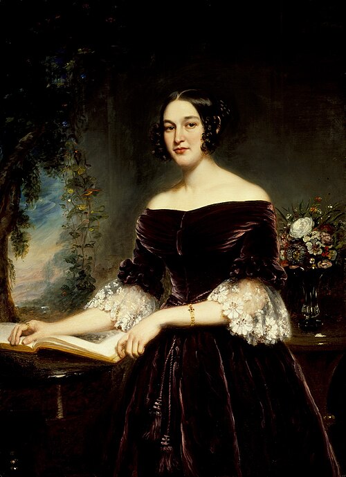 Portrait of Mrs. Sackett, 1839, Samuel Lovett Waldo