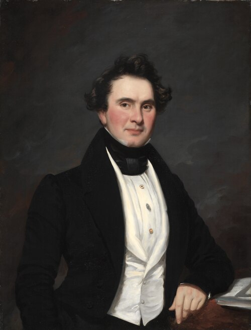 Portrait of a Man, 1832, Samuel Lovett Waldo