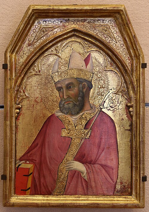 Saint Evêque, 1450, Andrea di Bartolo