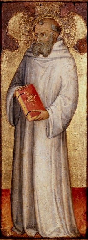 St. Benedictus., 1397, Andrea di Bartolo